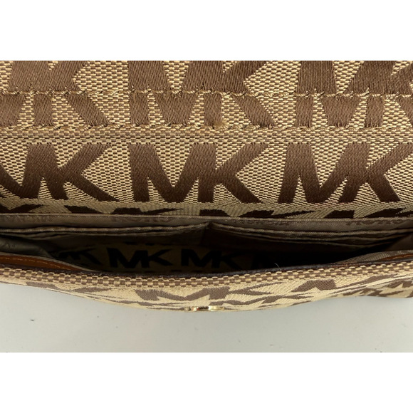 Michael Kors MK Signature Tote Shoulder Handbag Purse - Picture 5 of 14